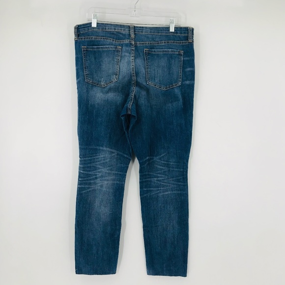 Gap High Rise Distressed Legging Jeans Size 14 - Picture 9 of 9